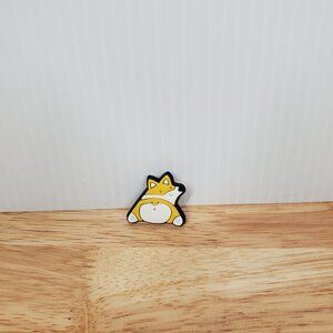 Corgi Butt Croc Shoe Charm Accessory 1" x 1"